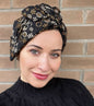 Black and brown turban