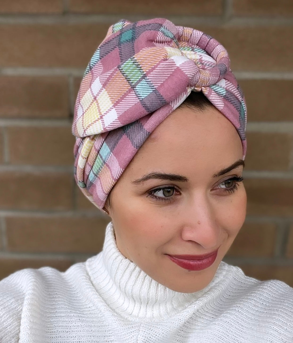 Multi color lycra cotton turban