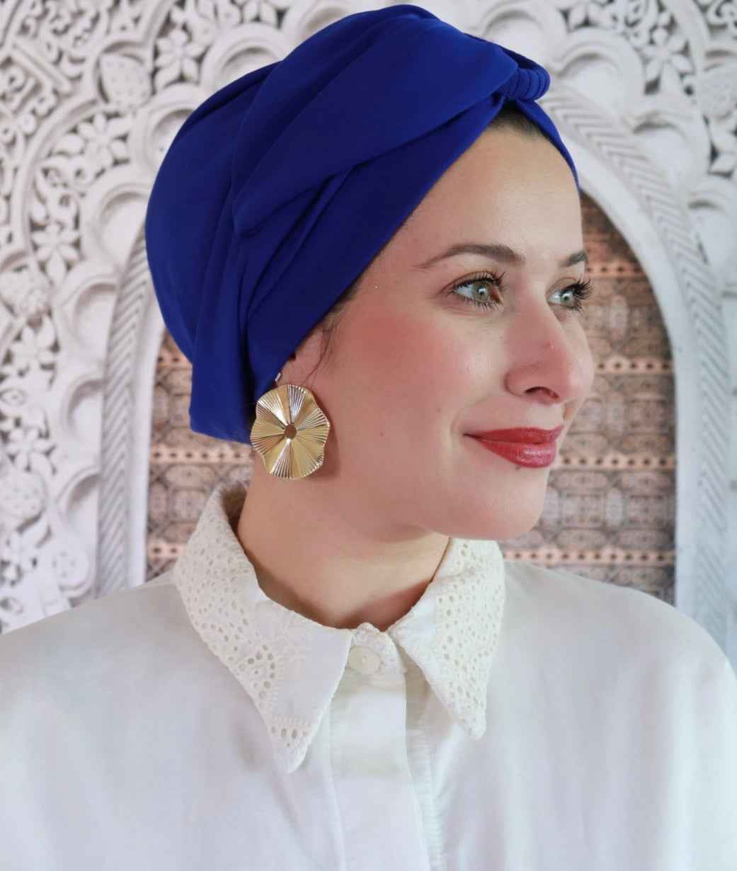 indigo turban