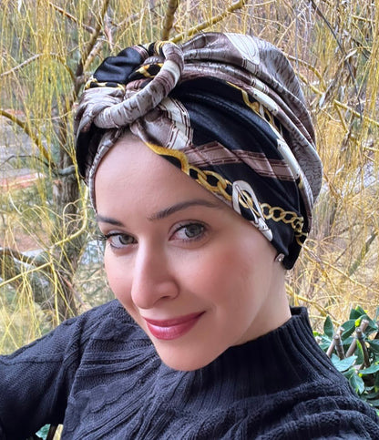 Velvet turban