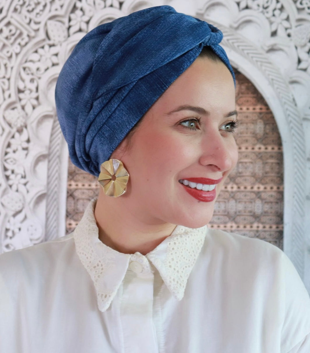 Blue Jeans jersey Turban