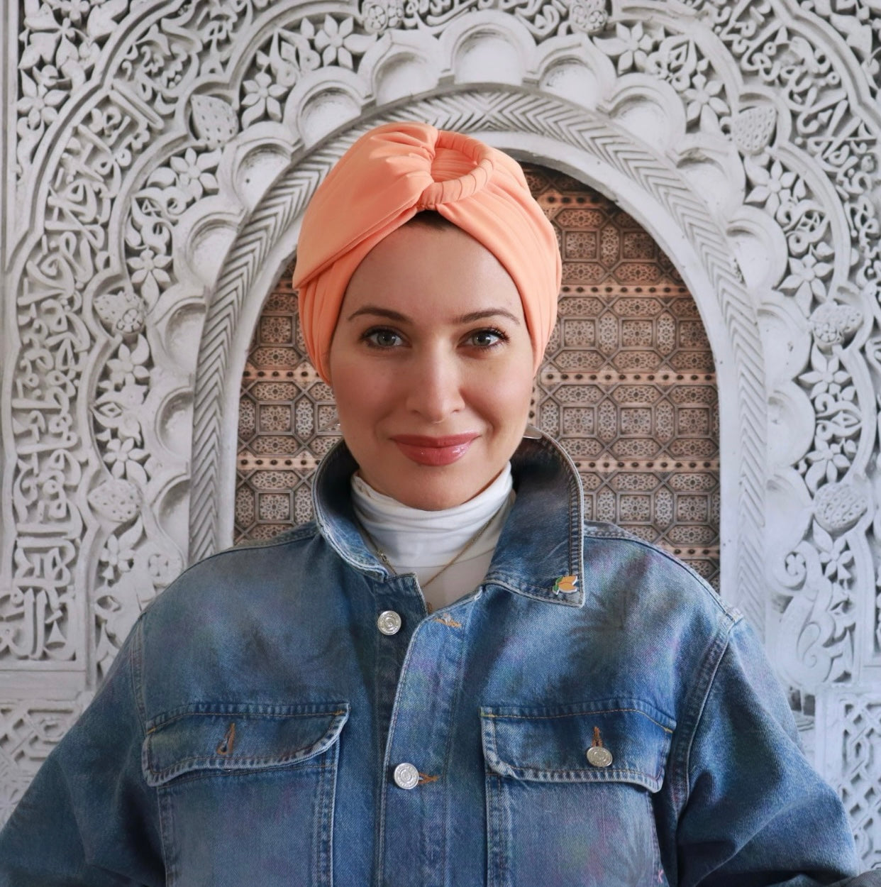 Orange ring turban