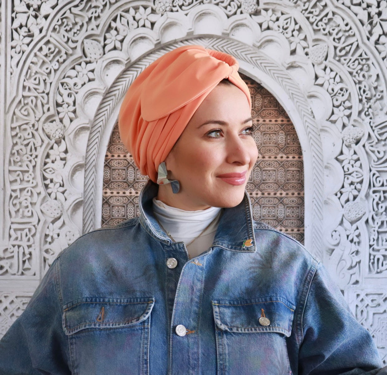 Orange ring turban