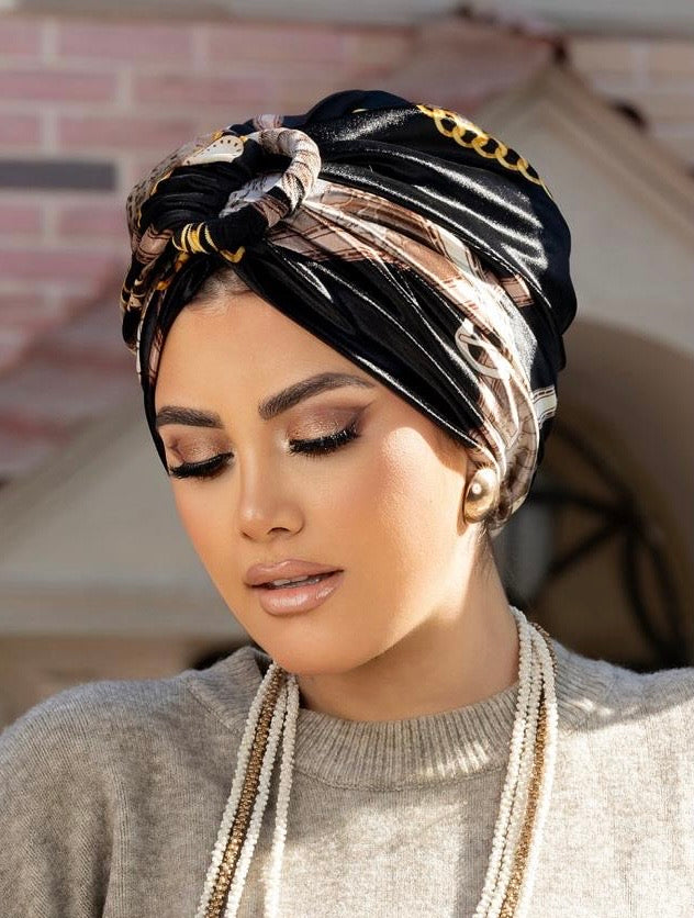 Velvet turban