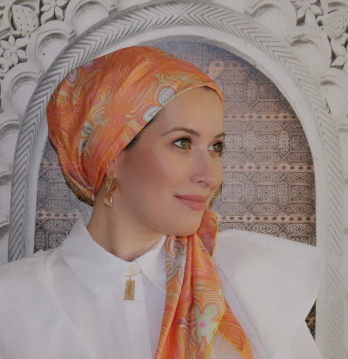 Orange turban