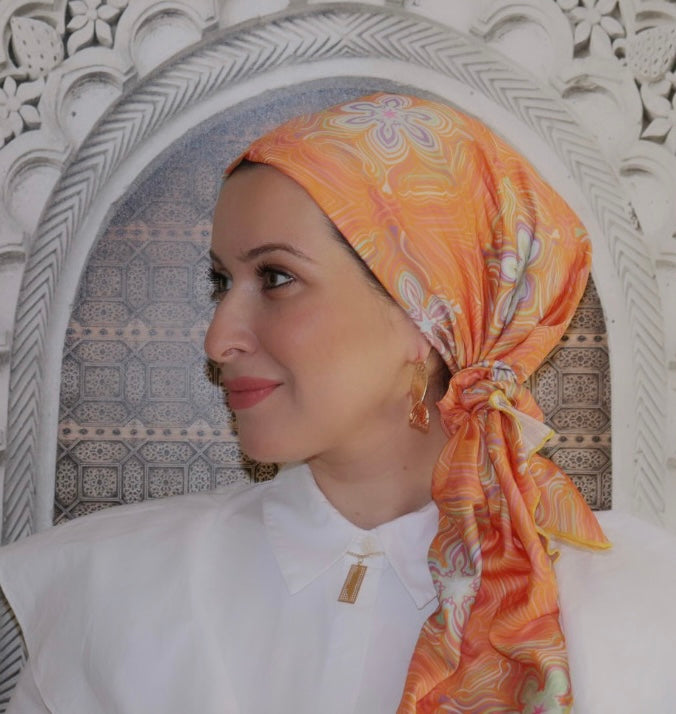 Orange turban