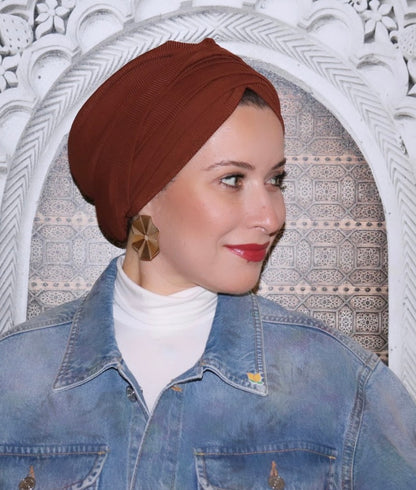 Brown turban