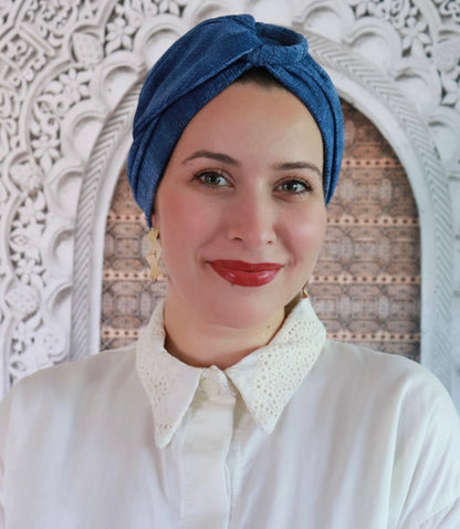 Blue Jeans jersey Turban