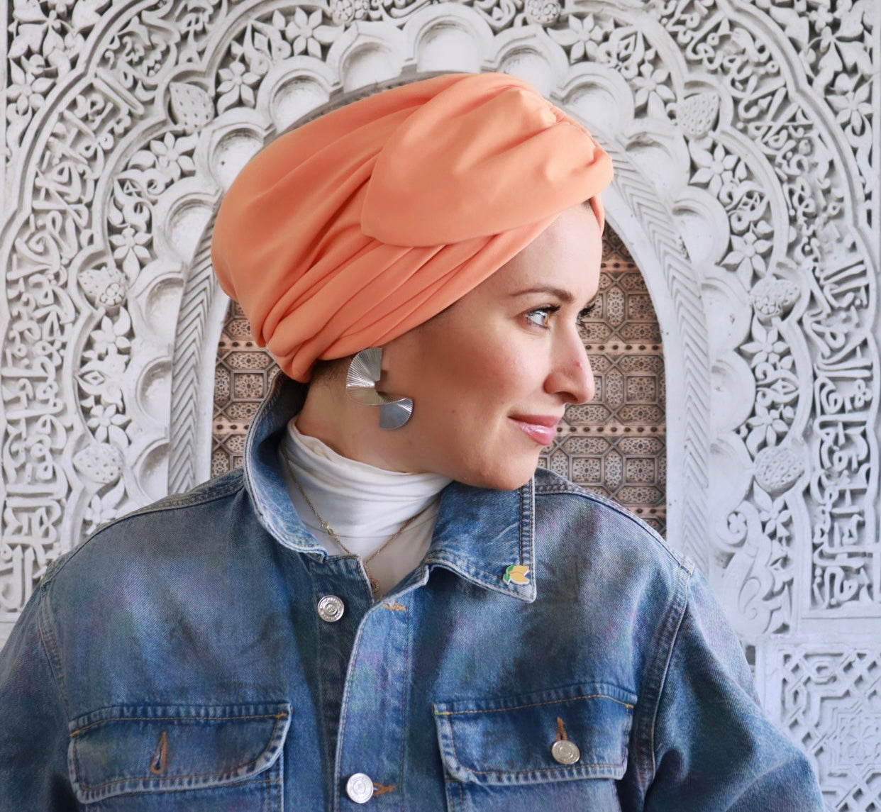 Orange ring turban