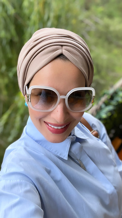 Nude Cotton Turban